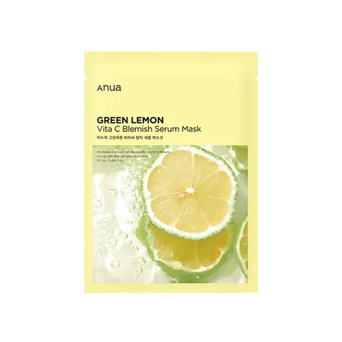 Anwa Birch 25ml Lemon Lime Vitamin C Hydrating Sheet Mask