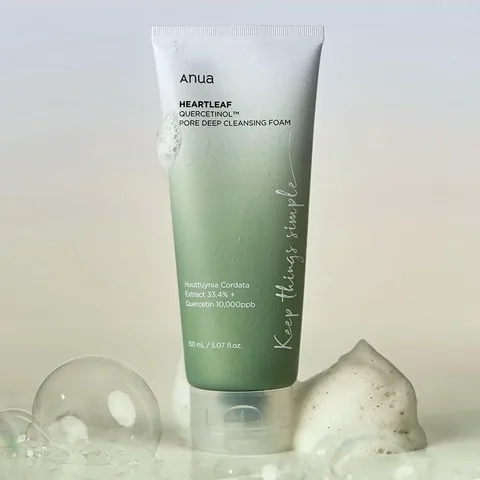 Deep Cleansing Foam for Pores with Quercetinol for Skin by Anwa Birch 150 ml