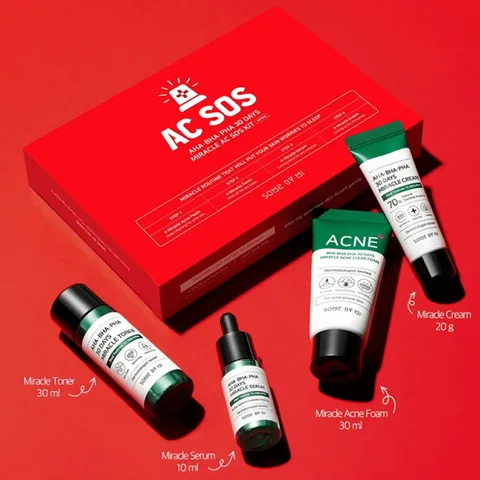 Miracle SOS Set 30 Days for Skin Blemish Treatment by Some By Mi
