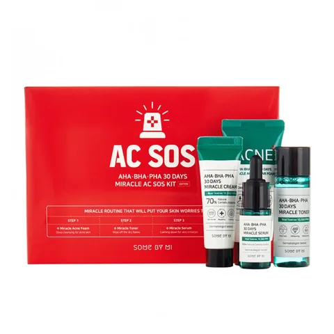 Miracle SOS Set 30 Days for Skin Blemish Treatment by Some By Mi