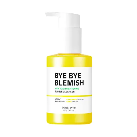 Bubble Cleanser Bye Bye Blemish für Hautaufhellung - Gelb - Some By Mi 120g