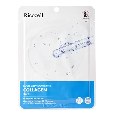 Маска для лица с коллагеном, подтягивающая и увлажняющая 23 г от Ricocell