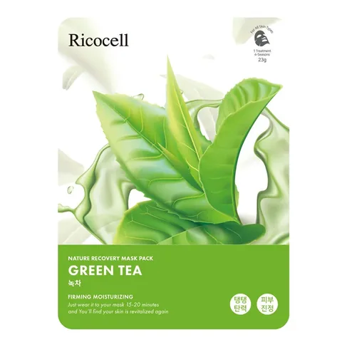 Маска для лица Ricocell Nature Recovery с зеленым чаем 23 г