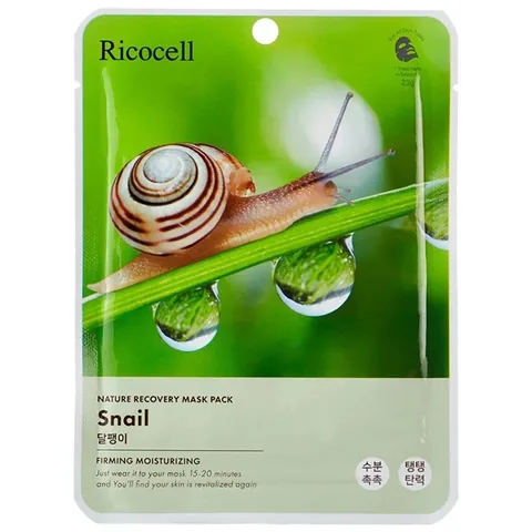 Маска для восстановления Ricocell Nature с улиткой 23 г