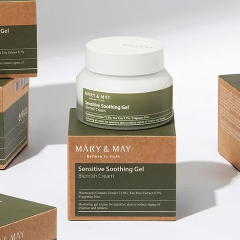 Mary May كريم جل مهدئ للبشرة الحساسة من ماري ماي، 70 جم