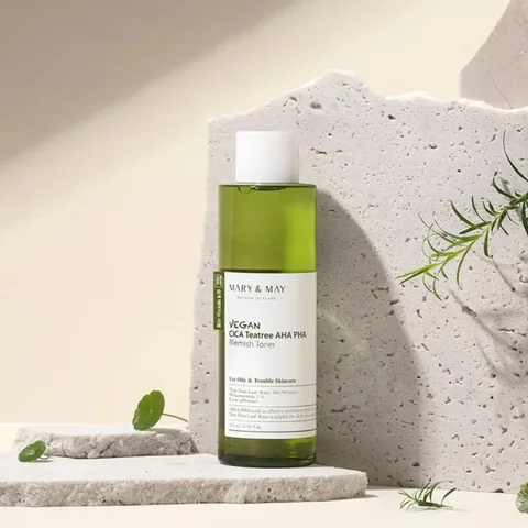 Mary May Veganer Cica Teebaum-Toner - AHA PHA Unreinheitenkontrolle 200ml