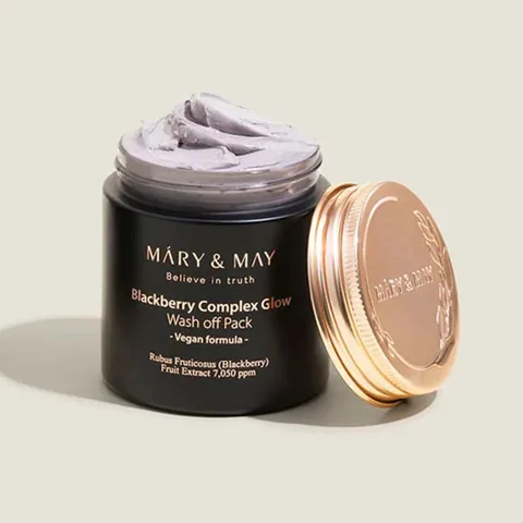 Mary May عبوة غسول الوجه المتوهج من ماري ماي بلاك بيري 125 مل
