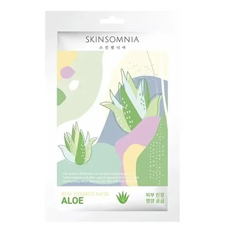 Skinsomnia قناع سكينسومنيا الورقي بخلاصة الصبار الحقيقية 25 مل