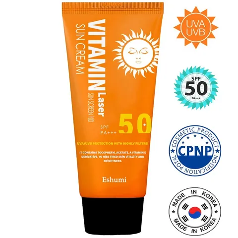 واقي شمس كولاجين ليزر SPF50+ PA+++ 70 مل من إيشومي Eshumi