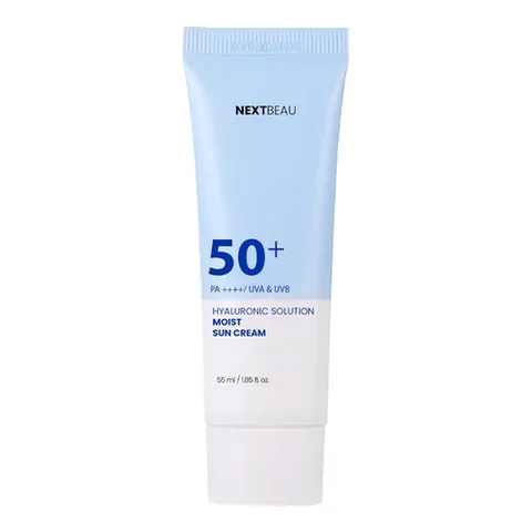 Солнцезащитный крем Next Beau Гиалуроновый раствор Экстра Увлажняющий SPF50+ 50 мл