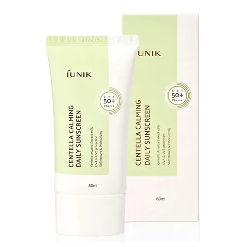 Iunik Centella Fine Texture Daily Sun Cream 50 spf - 60 ml