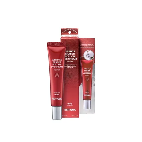Prettyskin Retinol Roll-On Augencreme - Faltenradierer 30ml