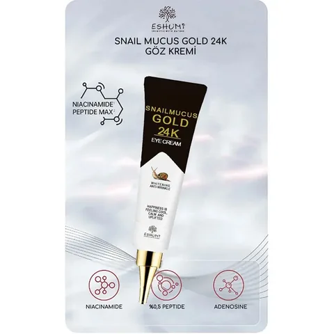 Крем для век с муцином улитки Eshumi Gold 40 мл