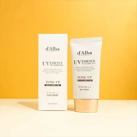 كريم واقي شمس دالبا ووتيرفول يو في إسينس تون أب SPF50+ PA++++ 50 مل Dalba