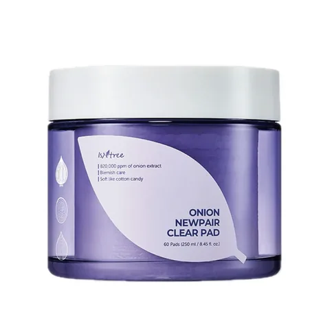 Onion Extract Layered Facial Wipes by Essentree, 60 Pieces