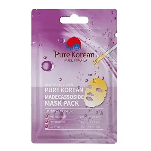 Маска с мадекассосидом корейская 1 шт от Pure