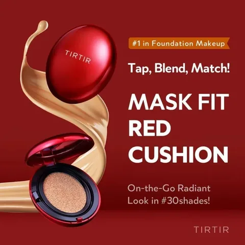TIRTIR Korean Foundation Cushion Soft Beige 4.5g N°24W