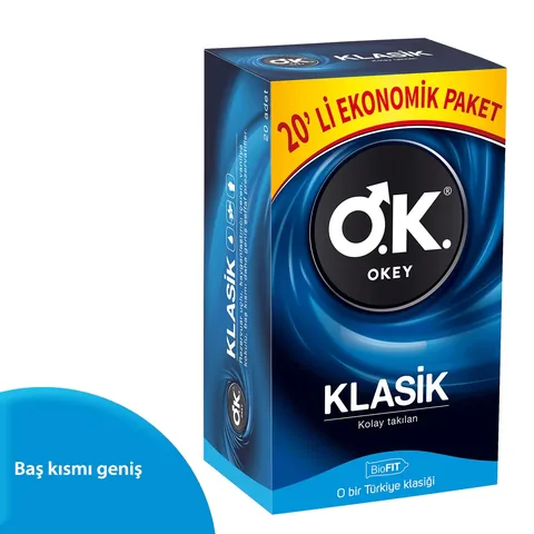 Okey Klasik Prezervatif 20li