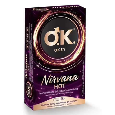 Okey Nirvana Hot Condom 10 pcs