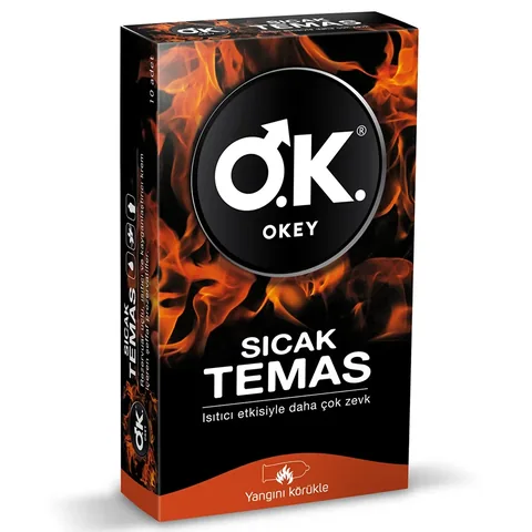 Okey Hot Contact Condom 10 pcs
