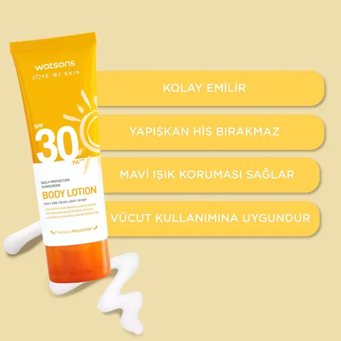 Watsons Körperlotion mit Lichtschutzfaktor 30 100 ml