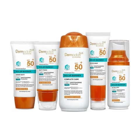 Dermaction Plus Eco-freundliche Sonnen-Gesichtscreme SPF 50 - 50ml
