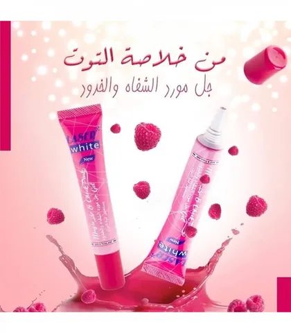 Laser White Magic Lip Pink Gel Cheek And Lip Stain With Raspberry Extract 15 ml
