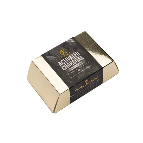 Charcoal Face Soap for Brightening and Softening Skin by Puan, 120 grams