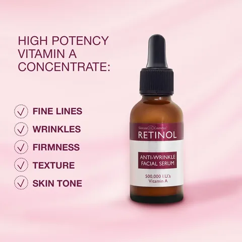 SkinCare Cosmetics ريتينول سيروم الوجه، مضاد للتجاعيد، شد وتوحيد لون البشرة من سكينكير كوزميتيكس 30 مل