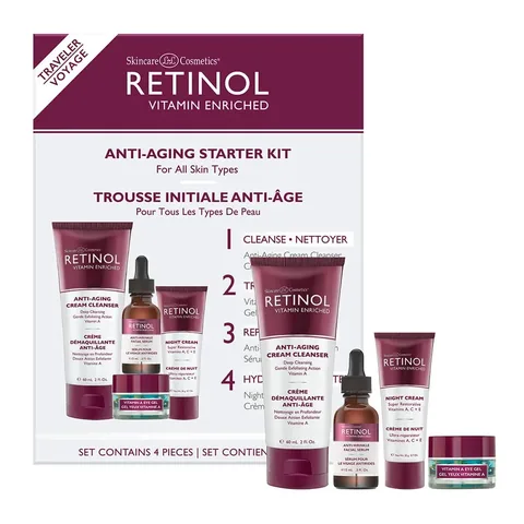 Retinol Anti-Aging Skincare Set by SkinCare Cosmetics