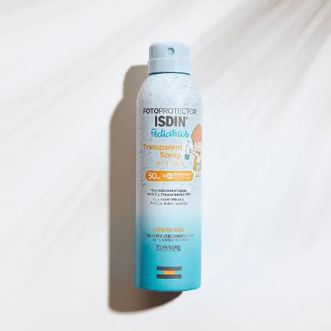 ISDIN Fotoprotector Pediatrics Transparent Spray Wet Skin Spf 50 250 ml