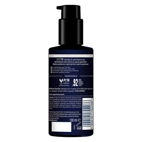 Gliss Night Elixir Restructuring Night Hair Care Serum 100 ml