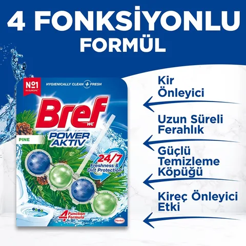 كتلة مرحاض صلبة بنكهة الصنوبر من بريف (دوباك) Bref