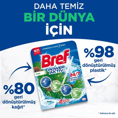 كتلة مرحاض صلبة بنكهة الصنوبر من بريف (دوباك) Bref