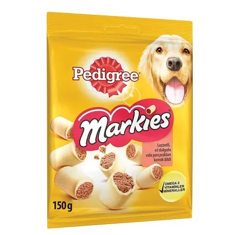 Pedigree Markies calciumreiche Hundeleckerlis mit echtem Mark 150g