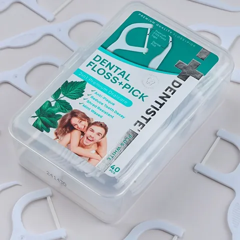 Dentiste Dental Floss With Toothpick 40 pcs
