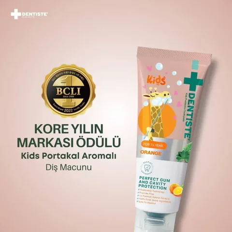 Dentiste Kids Orange Flavored Toothpaste 1+ Age 60 gr