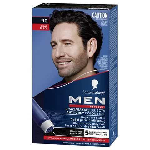 Краска для волос для мужчин 90 черный от Men Perfect