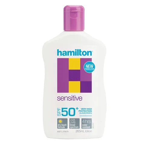 Гель для загара Hamilton Sensitive SPF50+ 265 мл