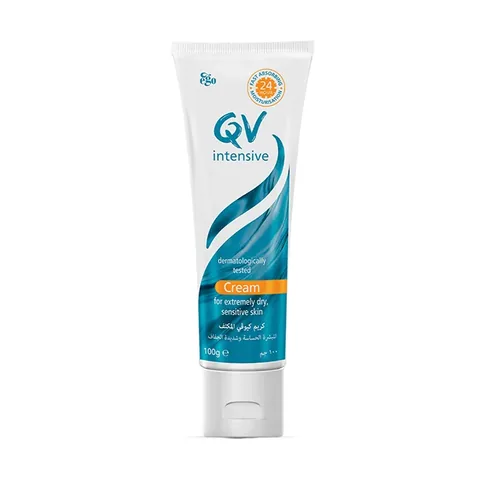 QV كريم مكثف للبشرة الحساسة وشديدة الجفاف من كيوفي 100 جرام