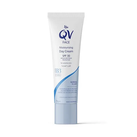 QV Увлажняющий крем для лица на день с SPF 30 70г от QV