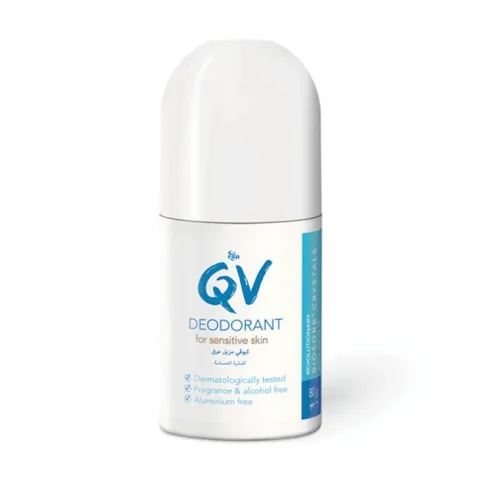 Дезодорант-ролик для чувствительной кожи QV, 80г