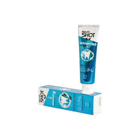 Whitening-Zahnpasta mit frischer Minze von Mouth Shot – 100 ml