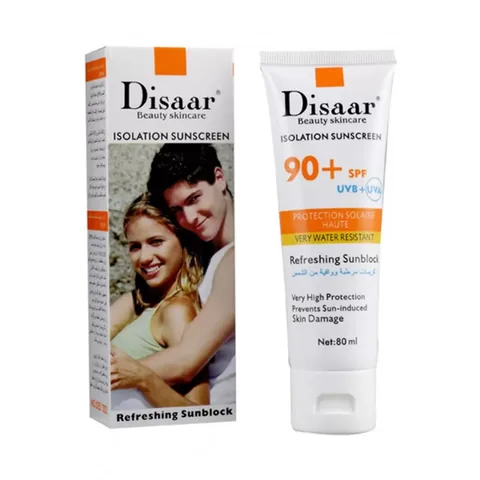 Lichtbeige Foundation-Creme mit Sofort-Sonnenschutz (SPF 90+) 80 Gramm von Desar