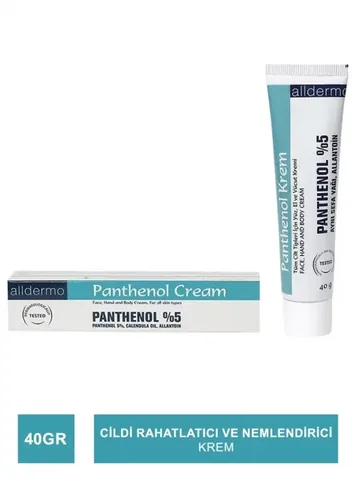 Alldermo Panthenol Creme 40g - Feuchtigkeitsspendende Hautreparaturcreme