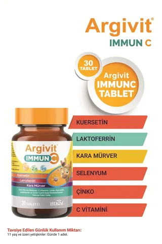 Argivit ارجيفيت أميون سي للمراهقين 30 كبسولة