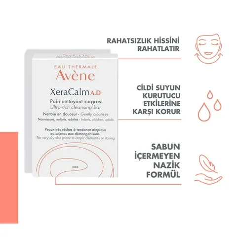 Avene Sanfte Gesichts- und Körperreinigungsseife 100g