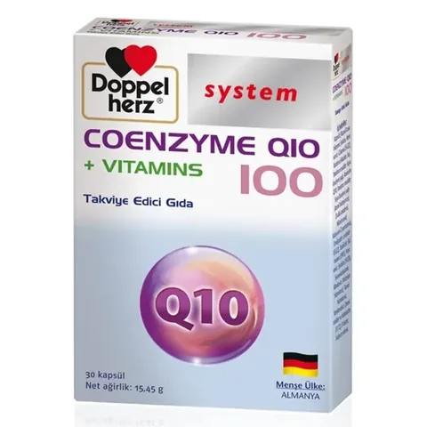 Doppel Herz System Coenzyme Q10 + Vitamins 30 capsules