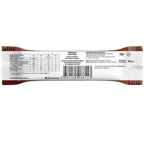 Fellas Misch-Nüsse Frucht Riegel - 40g