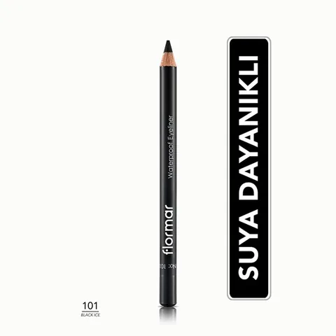 Flormar Waterproof Eyeliner 101 black Ice